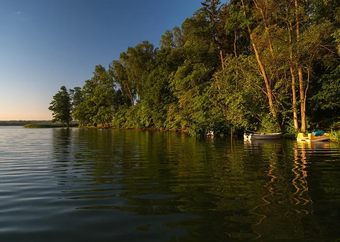 Nad Jeziorem بيت خشبي