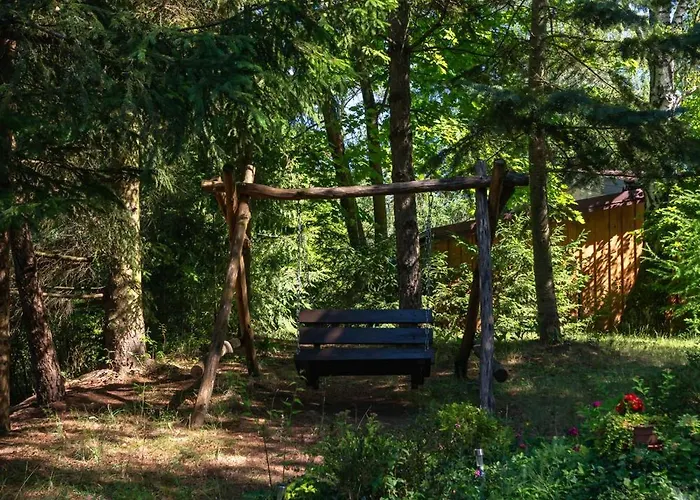 Nad Jeziorem بيت خشبي